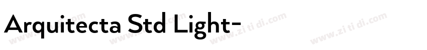 Arquitecta Std Light字体转换